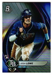 2022 Bowman Platinum Josh Lowe Rookie Baseball Card Rays