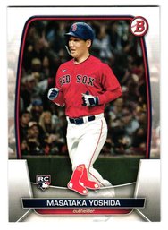 2023 Bowman Masataka Yoshida Rookie Baseball Card Red Sox