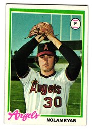 1978 Topps Nolan Ryan Baseball Card Angels
