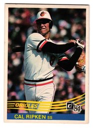 1984 Donruss Cal Ripken Jr. Baseball Card Baltimore Orioles