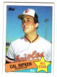1985 Topps Cal Ripken Jr. All-Star Baseball Card Baltimore Orioles