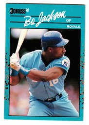 1990 Donruss Bo Jackson Best Of The AL Baseball Card Royals