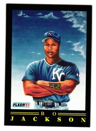 1991 Fleer Bo Jackson Pro-Visions Insert Baseball Card Royals