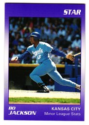 1990 Star Bo Jackson Baseball Card Royals