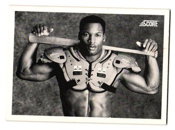 1990 Score Bo Jackson Baseball Card Royals