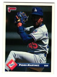 1993 Donruss Pedro Martinez Baseball Card Dodgers