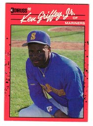 1990 Donruss Ken Griffey Jr. Baseball Card Mariners