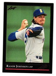 1992 Leaf Gold Randy Johnson Baseball Card Mariners