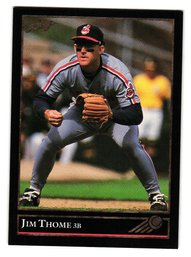 1992 Leaf Gold Jim Thome Baseball Card Indians