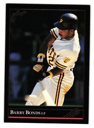 1992 Leaf Gold Barry Bonds Baseball Card Pirates