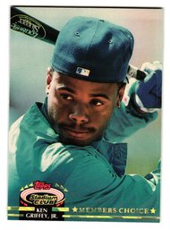 1992 Topps Stadium Club Ken Griffey Jr. Members Choice Parallel Baseball Card Mariners