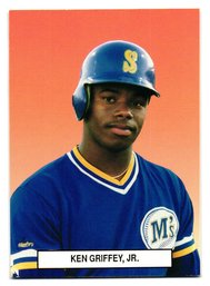 1989 Premier Player Ken Griffey Jr. Rookie Baseball Card #7 Mariners