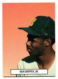 1989 Premier Player Ken Griffey Jr. Rookie Baseball Card #6 Mariners