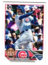 2023 Topps Christopher Morel Rookie Baseball Card Cubs