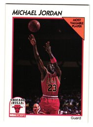 1991 NBA Hoops Michael Jordan MVP Basketball Card Bulls
