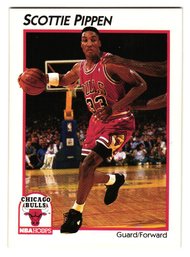 1991 NBA Hoops Scottie Pippen Basketball Card Bulls