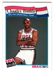 1991 NBA Hoops Charles Barkley 1992 USA Team Basketball Card 76ers