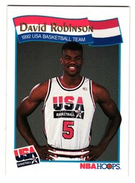 1991 NBA Hoops David Robinson 1992 USA Team Basketball Card Spurs