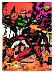 1992-93 Upper Deck Michael Jordan Larry Bird Fanimation Basketball Card Bulls Celtics