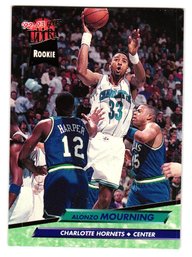 1992-93 Fleer Ultra Alonzo Mourning Rookie Basketball Card Hornets