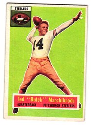 1956 Topps Ted 'Butch' Marchibroda Football Card Steelers