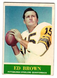 1964 Philadelphia Ed Brown Football Card Steelers