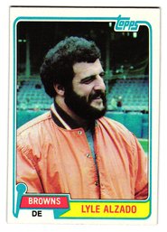 1981 Topps Lyle Alzado Football Card Browns