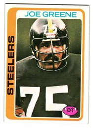 1978 Topps Joe Greene Football Card Steelers