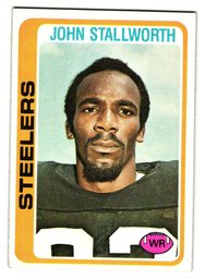 1978 Topps John Stallworth Football Card Steelers