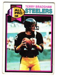 1979 Topps Terry Bradshaw Football Card Steelers