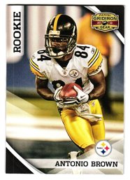 2010 Panini Gridiron Gear Antonio Brown Rookie Football Card Steelers