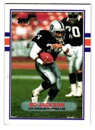 1989 Topps Bo Jackson Football Card Raders
