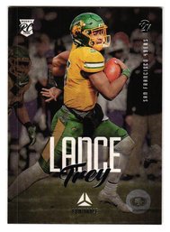 2021 Panini Luminance Trey Lance Rookie Football Card 49ers