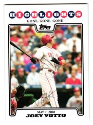 2008 Topps Update Joey Votto Highlights Baseball Card Reds
