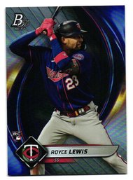 2022 Bowman Platinum Royce Lewis Rookie Baseball Card Twins