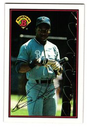 1989 Bowman Bo Jackson Baseball Card Royals