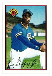 1989 Bowman Ken Griffey Jr. Rookie Baseball Card Mariners