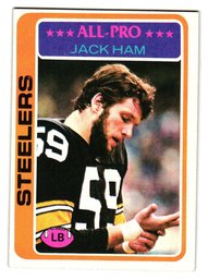 1978 Topps Jack Ham All-Pro Football Card Steelers
