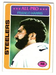 1978 Topps Franco Harris All-Pro Football Card Steelers