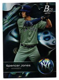 2023 Bowman Platinum Spencer Jones Prospect Baseball Card Yankees