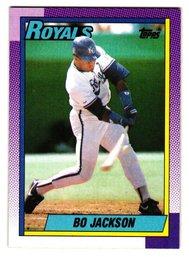 1990 Topps Bo Jackson Baseball Card Royals