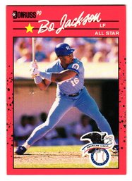 1990 Donruss Bo Jackson All-Star Baseball Card Royals