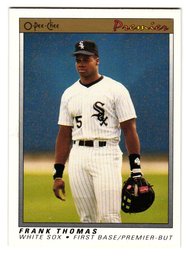 1991 O-Pee-Chee Premier Frank Thomas Baseball Card White Sox