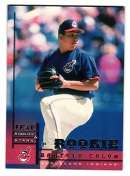 1998 Leaf Bartolo Colon Rookie Baseball Card Indians