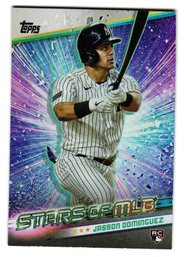 2024 Topps Jasson Dominguez Rookie Stars Of MLB Insert Baseball Card Yankees