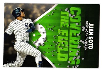 2024 Topps Juan Soto Covering The Field Insert Baseball Card Yankees