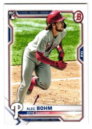 2021 Bowman Alec Bohm Rookie Baseball Card Phillies