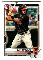 2021 Bowman Heliot Ramos Prospect Baseball Card Giants