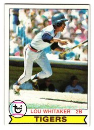 1979 Topps Lou Whitaker Baseball Card Tigers