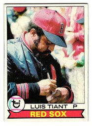 1979 Topps Luis Tiant Baseball Card Red Sox